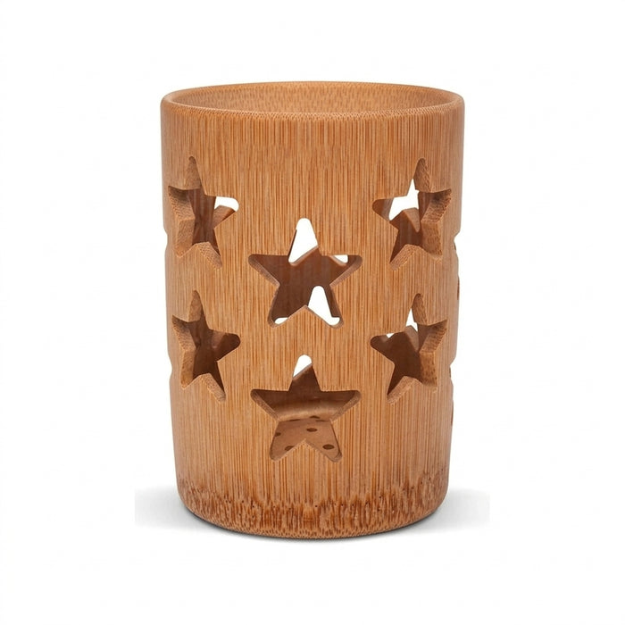 Bamboo Toothbrush Holder Cup – Ventilated Drainage Toothbrush Drainer, Biodegradable 10cm