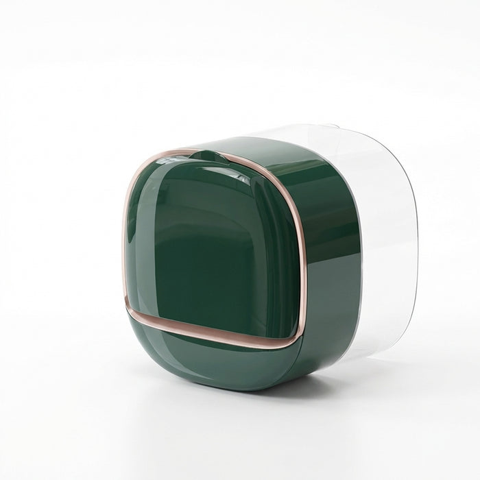 Waterproof Soap Dish – Non-slip, Leak-proof Shower & Sink Soap Holder (Plastic, L)