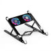 Foldable Laptop Cooling Pad — 2 or 4 Fans, RGB, 7 Heights for 11–17.3-inch Laptops