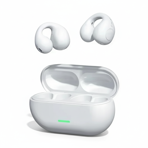 TWS Bluetooth 5.3 Clip-On Air-Conduction Earphones — ENC Calls & Gaming Mode