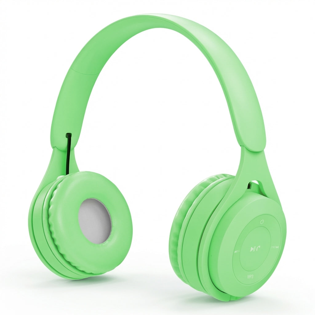 Y08 Macaron Wireless Bluetooth Headphones with Mic — Stereo Headband for Kids & Gaming