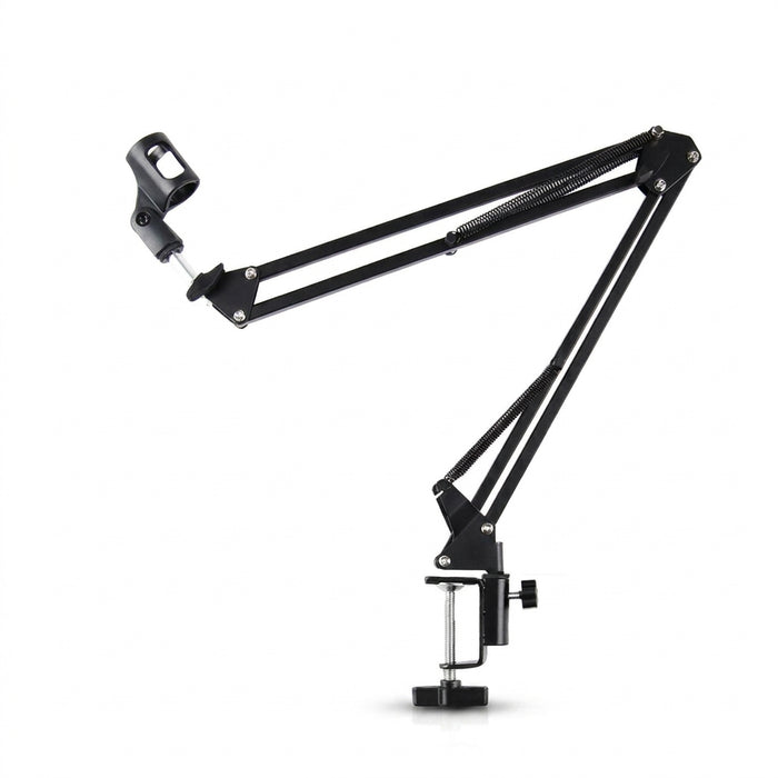 Flexible Desktop Scissor Microphone Arm – Adjustable Boom for Podcasting and Streaming