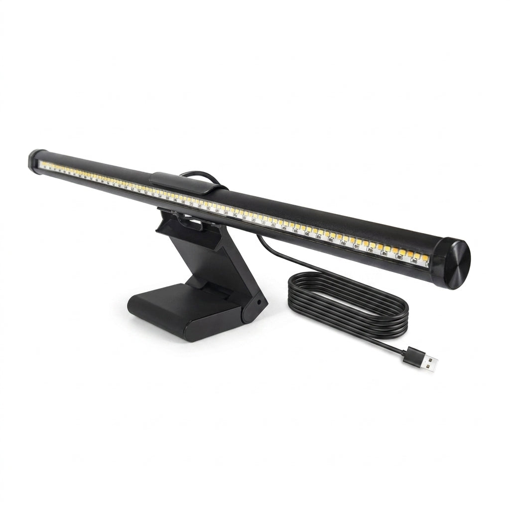 LED Monitor Light Bar — Hanging Screen Lamp, Stepless Dimmable, RGB Op ...