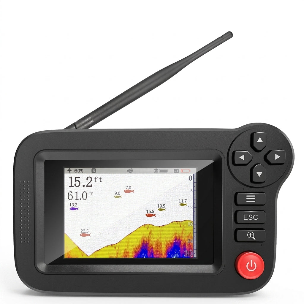 Smart Portable Fish Finder & Depth Gauge for Dock, Shore and Bank Fish ...