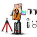 360° Follow-Tracking Phone Gimbal with Remote and Desktop Monopod