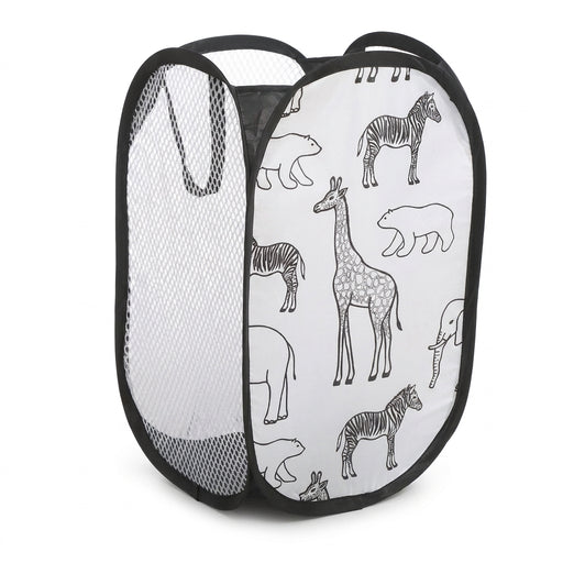 Polyester Mesh Laundry & Storage Basket 30 x 30 x 48 cm – White or Black