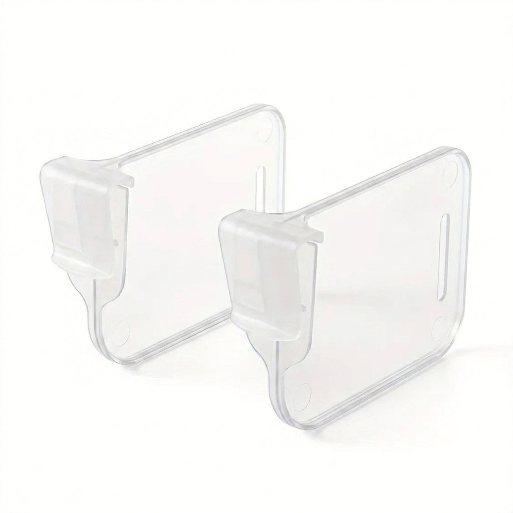 Clear Adjustable Fridge & Cabinet Dividers – Pack of 5/10/15/20