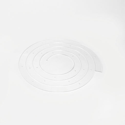 Foldable Acrylic Spiral Cake Stand – Reusable Tiered Display for Weddings & Birthdays
