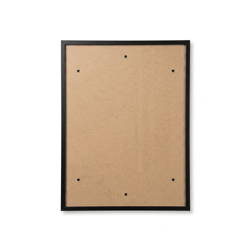 Classic Wood Photo Frame — 21 × 30 cm & 30 × 40 cm, Black or White