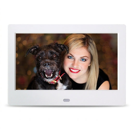 7-inch HD Digital Photo Frame — 800×480 LED Smart Photo Album with MP3/MP4 & Remote
