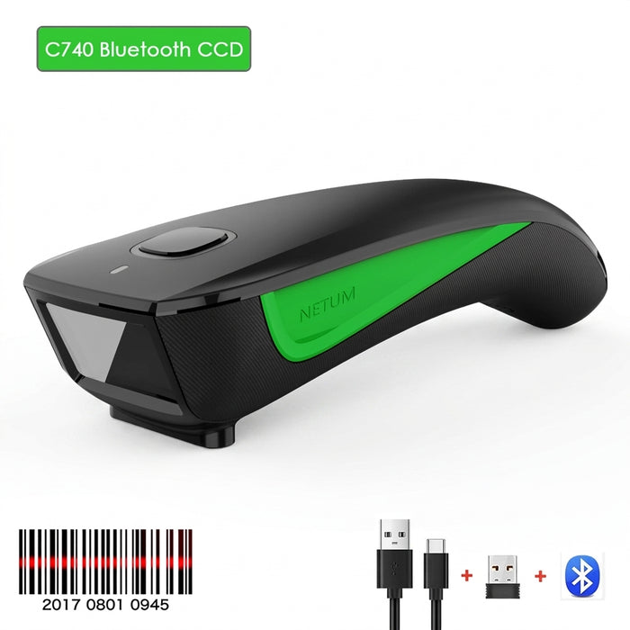 C750 Pocket Bluetooth 2D Barcode Scanner — Wireless QR, Data Matrix & PDF417 Reader