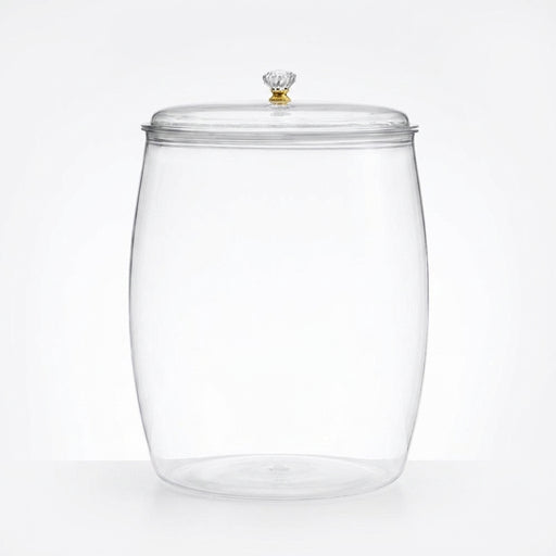 Multi‑functional Lidded Storage Jar — 2.2L to 18L Clear Acrylic