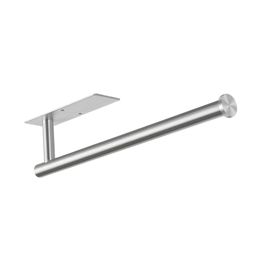 Stainless Steel Punch-Free Paper Towel Holder – Under-Cabinet Roll & Film Dispenser