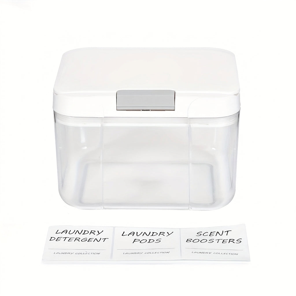 Laundry Pod Holder with Lid – Sealed Pop-Up Laundry Storage Container