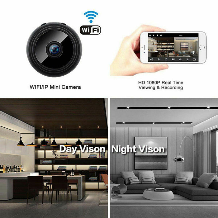 A9 1080P HD Mini Wireless WIFI IP Camera  DVR Night Vision Home Security
