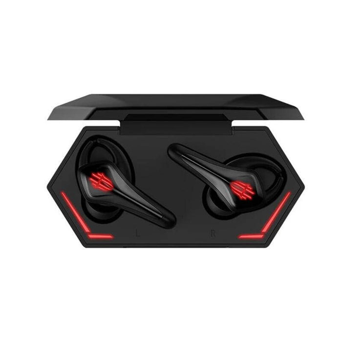Nubia RedMagic TWS Gaming Earphones Wireless bluetooth 5.0 Headsets Cyberpods 4-16 Hours Battery Life (Black)