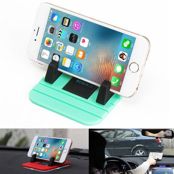 REMAX Non-Slip Soft Silicone Car Pad Desktop Mount Stand Charger Holder For iPhone For Samsung GPS