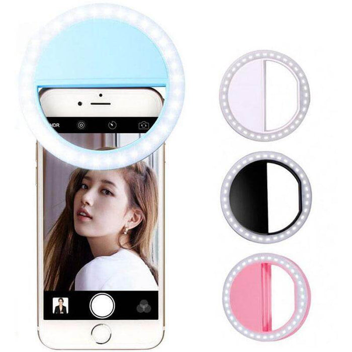 Clip-on Phone Ring Light for Selfies