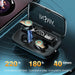 INSMA M18 TWS bluetooth 5.1 Earphone 9D HiFi Stereo Bass Large Capacity Power Bank CVC8.0 Noise Cancelling Mic IPX7 Waterproof Sport Headphone Heaset