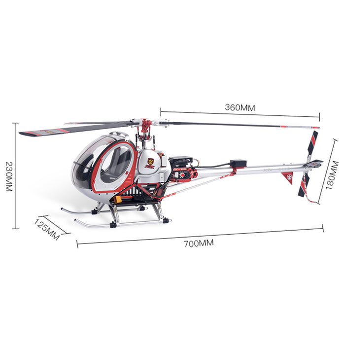 JCZK 300C 470L DFC 6CH Scale RC Helicopter RTF One-key Return GPS Hover with AT9S PRO Transmitter