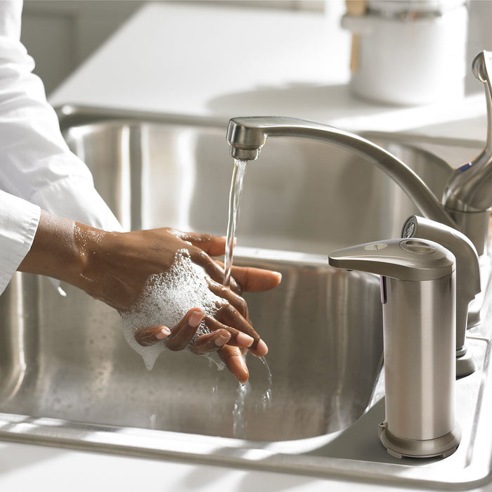 250ml Automatic Liquid Soap Dispenser Sensor non-contact Stainless Steel Hand Soap Bottle Dispenser for Kitchen bathroom