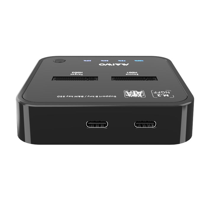 MAIVO M.2 SSD Docking Station Duplicator Support SATA PCIe M.2 SSD Clone without PC SSD Enclosure