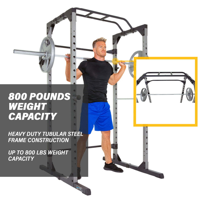 ProGear Squat Rack Power Cage with J-Hooks, Ultra Strength 800lb Weight Capacity