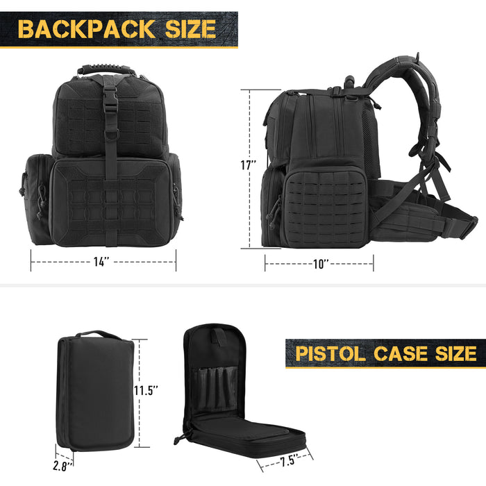 Secure Tactical Backpack - Optimized for all Tactial Carrying and Transport Needs