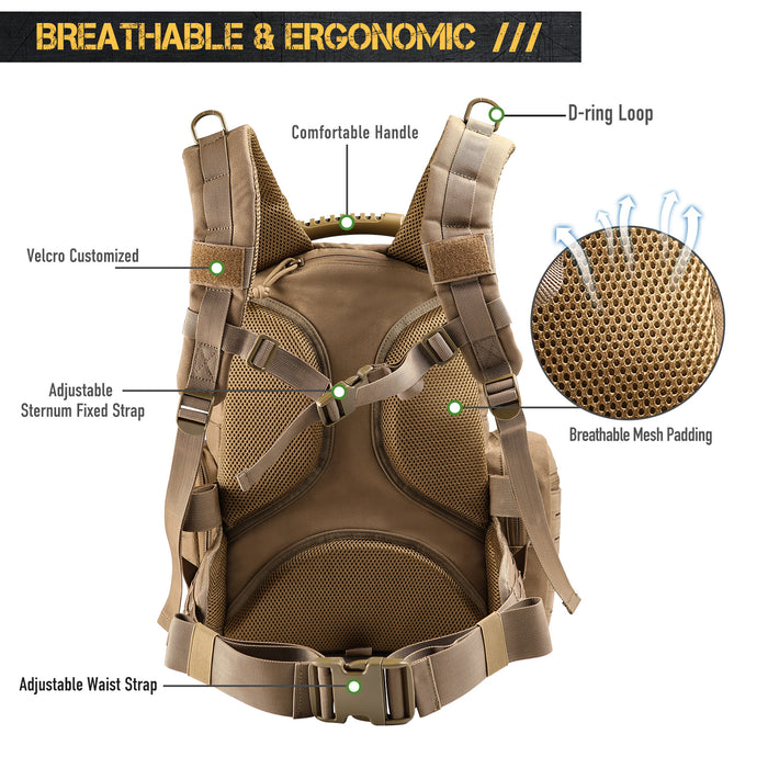 Secure Tactical Backpack - Optimized for all Tactial Carrying and Transport Needs