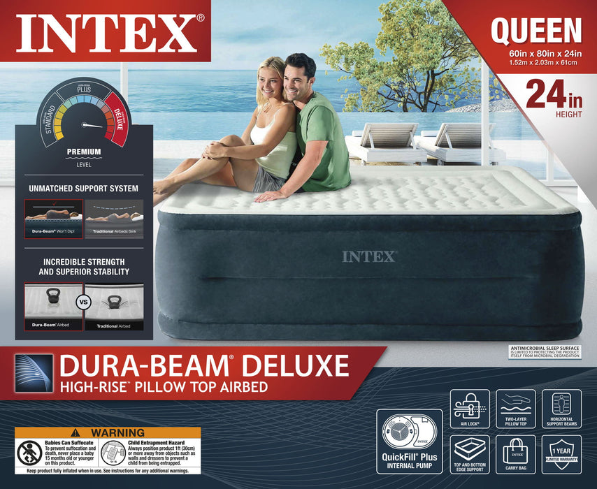24" Dream Lux Airbed Mattress with Internal Pump