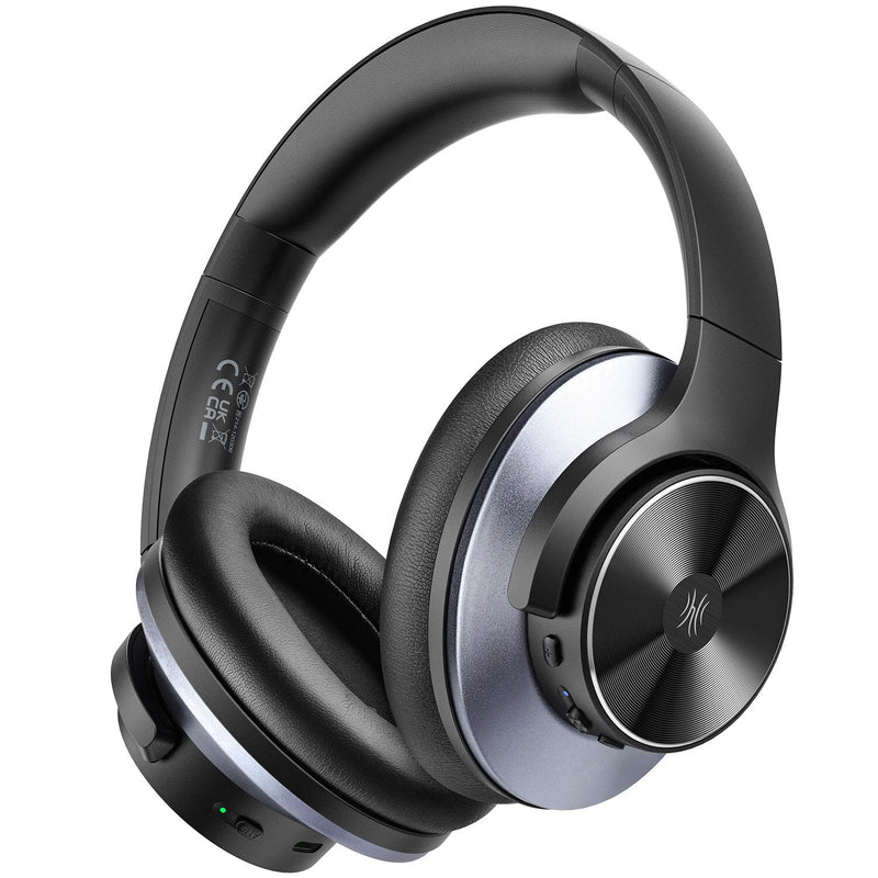 Oneodio A Series - Bluetooth 5.0 Active Noise Cancelling Wireless Headphones - Built-in Microphone, Type C Charging & Ca